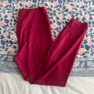 hot pink 7/8 leggings